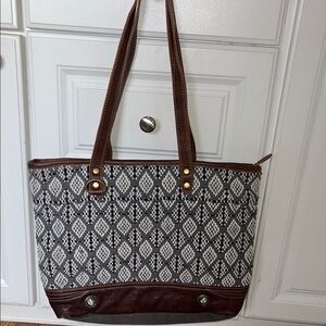 Myra Bag Large Patterned Tote Bag
